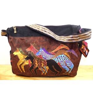Artistic Horse Print Shoulder Bag